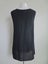 VERGE (NZ) *Designer Stylish Leafy Embossed Texture Black Tank Top* 12/14 Carousel 4
