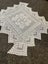 A stunning fine white filet crochet Table centre /dresser cloth Carousel 1