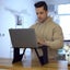NNEOBA Portable Laptop Desk Stand: Foldable & Adjustable, Ideal for Bed, Couc... Carousel 1