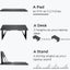 NNEOBA Portable Laptop Desk Stand: Foldable & Adjustable, Ideal for Bed, Couc... Carousel 4