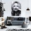 Framed $1 RESERVE 1 Panel Canvas Art Print - Kate Moss Carousel 3