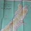 Vintage road map of South Island of New Zealand Carousel 3