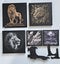 Lions, eagle, Leopard and crocodile (Laser Engraved) Carousel 2