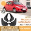 For Mazda 2 Hatchback 2007 2012 4Pcs / Set Car Auto Soft Plastic Splash Flaps Fe Carousel 2