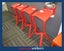 PR6223 Red Polypropylene Barstool Carousel 3
