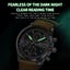 Veile Studios Waterproof Luminous Quartz Watch - Multifunctional 30M Black Steel Carousel 4