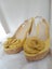 Leather Yellow Heels, Sz 7.5/38.5 Carousel 15