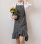 Cotton Linen Apron Skirt Pinafore Dress Carousel 1