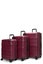 Explorer Luna-Air 55cm Front Access, 63cm & 74cm Hardside Luggage Set Merlot Carousel 1