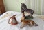 3 x Vintage China Cabinet Items. Dog, Horse, Jug Carousel 1