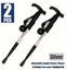 2Pcs Trekking Poles Walking Hiking Poles - Silver *Local STOCK NOW* Carousel 1