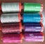 8 Reels Aurifil Mako 50 Weight Cotton Thread Carousel 1