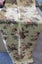Lovely Large Remnant Vintage Floral Cotton Barkcloth Fabric Roses Autumn Shades Carousel 1