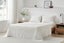 Brosa Washed Linen Cotton Bed Sheet Set (White, Double) Carousel 1