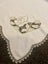 A lovely pure linen, heavily hand embroidered Vintage Linen Tablecloth Carousel 1