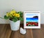 ART painting Landscape Oil New original Ocean Poppy 20x20cm Carousel 10