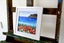 ART painting Landscape Oil New original Ocean Poppy 20x20cm Carousel 9