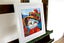 ART painting Flora & fauna Oil New original Cat with poppies 20x20cm Carousel 5