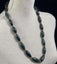 Beautiful Antique Bloodstone (Heliotrope) Necklace with Silk Dividers Carousel 2