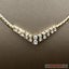14ct Yellow Gold Diamond "V" Necklace ~ $8,000! Carousel 1