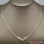 14ct Yellow Gold Diamond "V" Necklace ~ $8,000! Carousel 2
