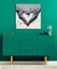 Framed $1 RESERVE 1 Panel Canvas Art Print - Pop Art Carousel 2