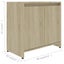 Bathroom Cabinet Sonoma Oak 60x33x58 Cm Chipboard Nbxlap Carousel 3