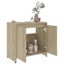 Bathroom Cabinet Sonoma Oak 60x33x58 Cm Chipboard Nbxlap Carousel 4