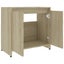 Bathroom Cabinet Sonoma Oak 60x33x58 Cm Chipboard Nbxlap Carousel 5