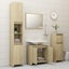Bathroom Cabinet Sonoma Oak 60x33x58 Cm Chipboard Nbxlap Carousel 8