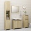 Bathroom Cabinet Sonoma Oak 60x33x58 Cm Chipboard Nbxlap Carousel 9