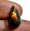 $1RE 3.38CT Buy Now $1850 FLASHING HUGE PEAR RAINBOW 100% NATURAL BLACK OPAL Carousel 4