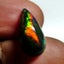 $1RE 3.38CT Buy Now $1850 FLASHING HUGE PEAR RAINBOW 100% NATURAL BLACK OPAL Carousel 10