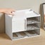 NNETM Modern White Desktop Office Desk Storage Box with Drawers - Rust Resistant Carousel 3
