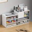 NNETM Modern White Desktop Office Desk Storage Box with Drawers - Rust Resistant Carousel 4