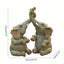 NNEOBA Adorable Elephant Couple Figurine Carousel 6