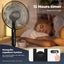Spector Pedestal Fan Oscillating 28 Speeds Standing Cooler with Remote Control Carousel 7