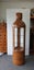 Bottle Display Unit - Teak Wood & Glass with lighting Carousel 3