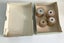 ** VINTAGE COTTON THREAD BOX ** COATS ** WITH 4 WOODEN REELS ** Carousel 7