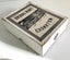 ** VINTAGE LINEN THREAD BOX ** W & J KNOX’S ** WITH 3 WOODEN REELS ** Carousel 7