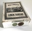** VINTAGE LINEN THREAD BOX ** W & J KNOX’S ** WITH 3 WOODEN REELS ** Carousel 6