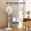 Spector Pedestal Fan Tilt & Oscillating 28 Speed Cooler Timer Adjustable Height Carousel 4