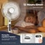 Spector Pedestal Fan Tilt & Oscillating 28 Speed Cooler Timer Adjustable Height Carousel 7