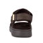 Woden Line Women's 3 Strap Sandal Chocolate Brown Carousel 5