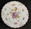 Antique Dresden Floral Plate – Hand-Painted with Gilded Edges - Lot W678 Carousel 1