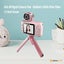 Kids HD Digital Camera Pink - Children's Selfie Photo Video 2.4 Inch Screen Carousel 3