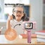 Kids HD Digital Camera Pink - Children's Selfie Photo Video 2.4 Inch Screen Carousel 8