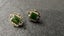 Art Deco Jade / Pounamu Sterling Silver & Marcasite Earrings - Lot F83 Carousel 1