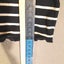 Max Viscose Blend Frilled Hem Black & White Striped Button Front Top Size Large Carousel 6