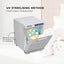 Orku 5L White Electric Hand Towel Warmer Mini UV Steriliser Cabinet Salon Heater Carousel 6